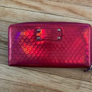 Hot pink Kate Spade wallet